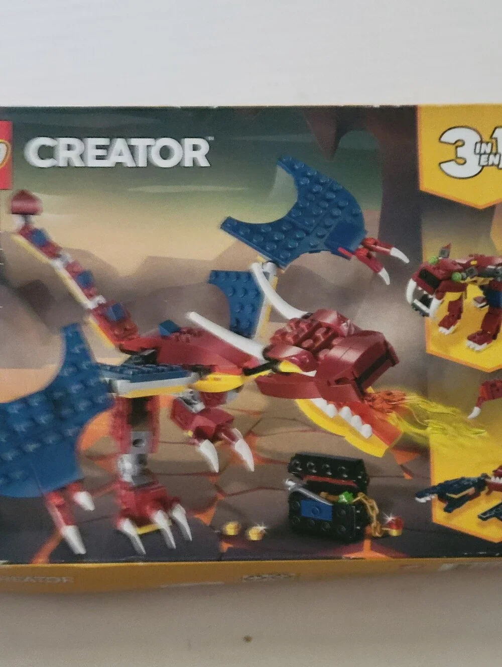 LEGO Creator Fire Dragon 3-in-1 Building Set - Red & Blue